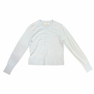 Banana Republic Merino Wool Sweater Icy Baby Blue Crewneck Lightweight